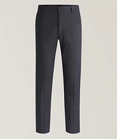 Kane Micro-Patterned Stretch-Cotton Pants