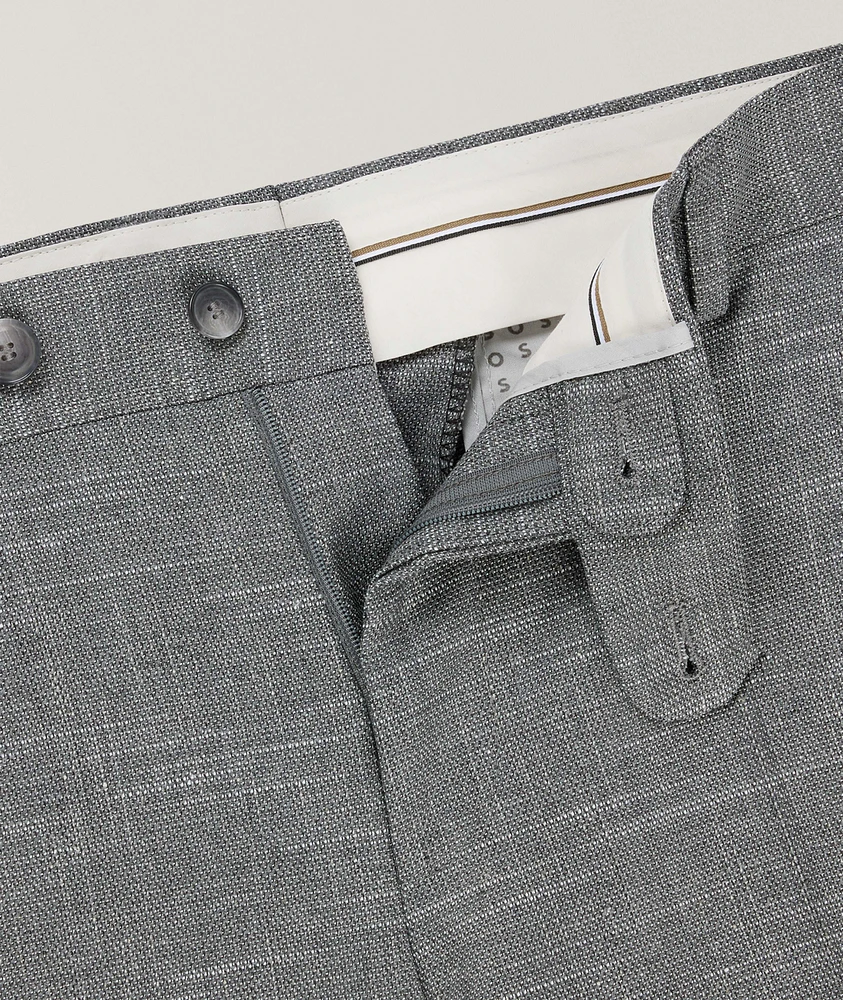 Slim-Fit Wool-Blend Dress Pants