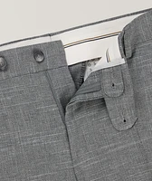 Slim-Fit Wool-Blend Dress Pants