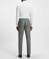 Slim-Fit Wool-Blend Dress Pants