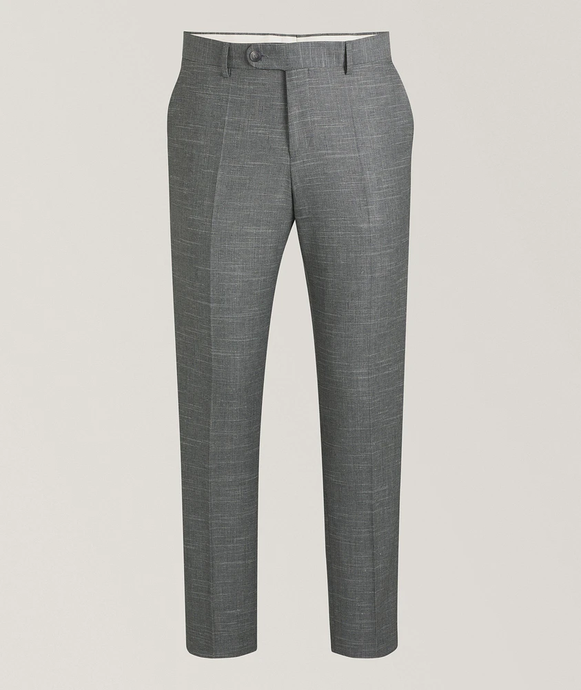 Slim-Fit Wool-Blend Dress Pants