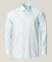 Slim-Fit Mélange Dress Shirt