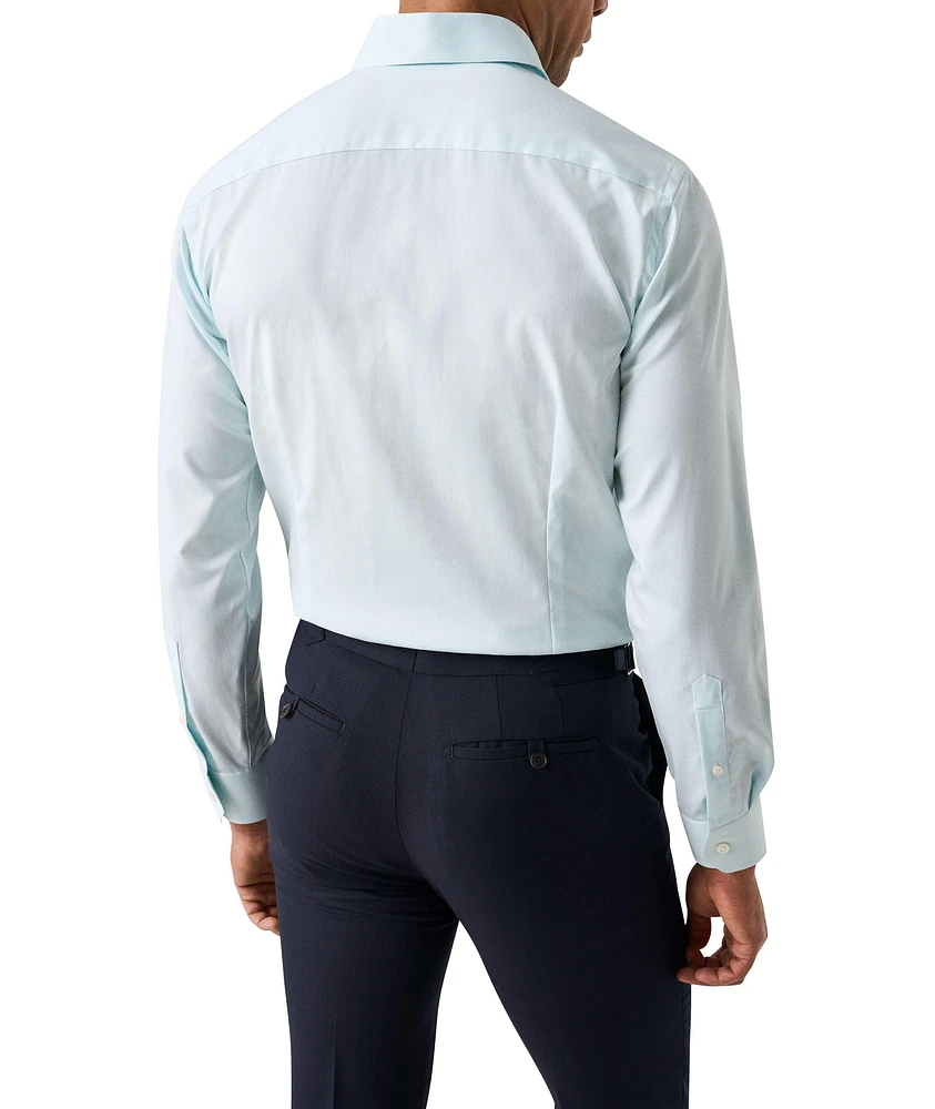 Slim-Fit Mélange Dress Shirt