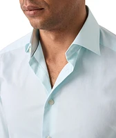 Slim-Fit Mélange Dress Shirt