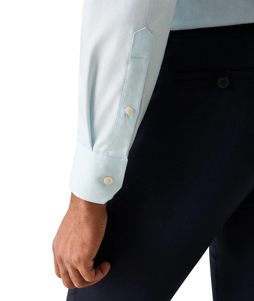 Slim-Fit Mélange Dress Shirt