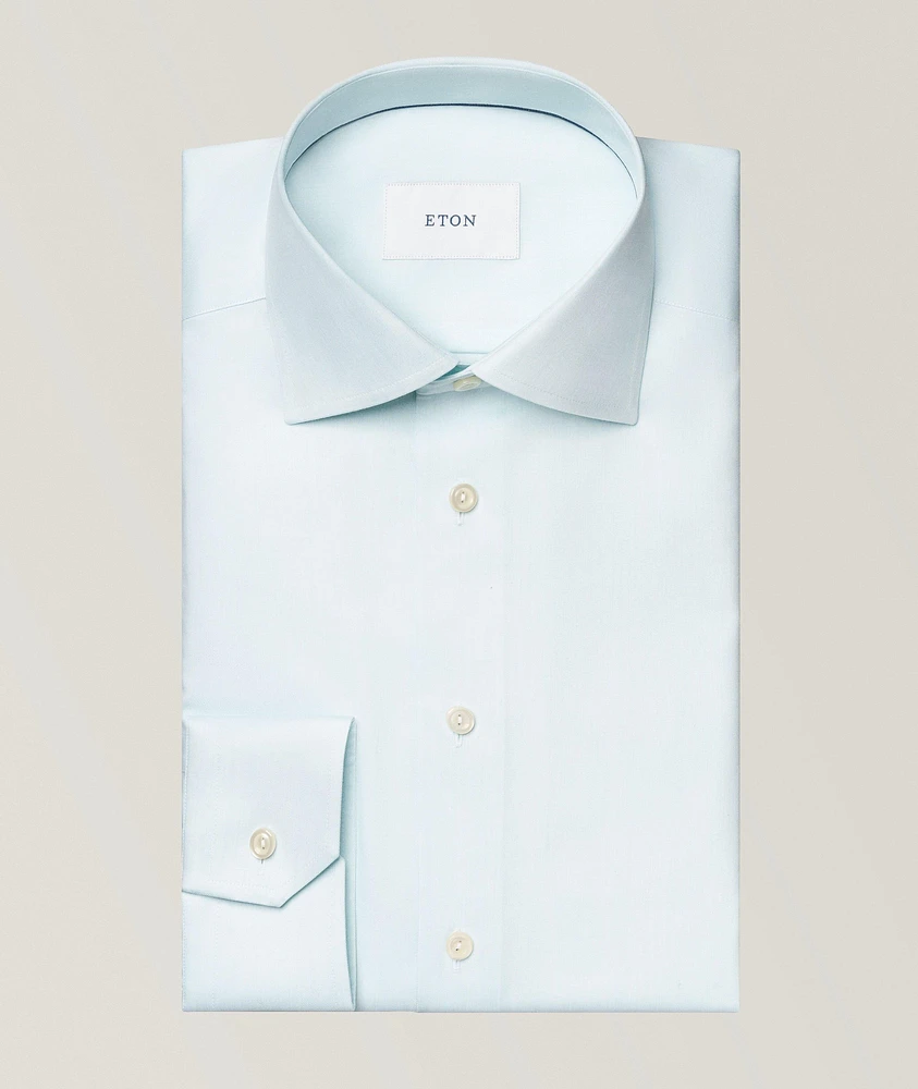 Slim-Fit Mélange Dress Shirt