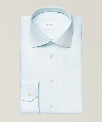 Slim-Fit Mélange Dress Shirt