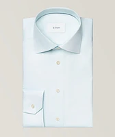 Slim-Fit Mélange Dress Shirt