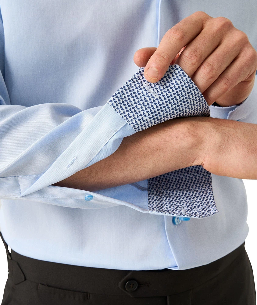 Slim-Fit Signature Twill Dress Shirt