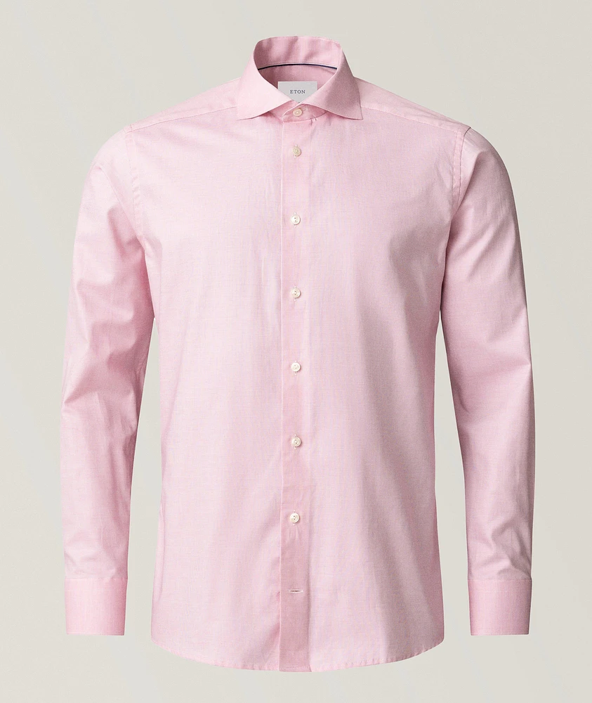 Slim-Fit Solid Oxford Dress Shirt