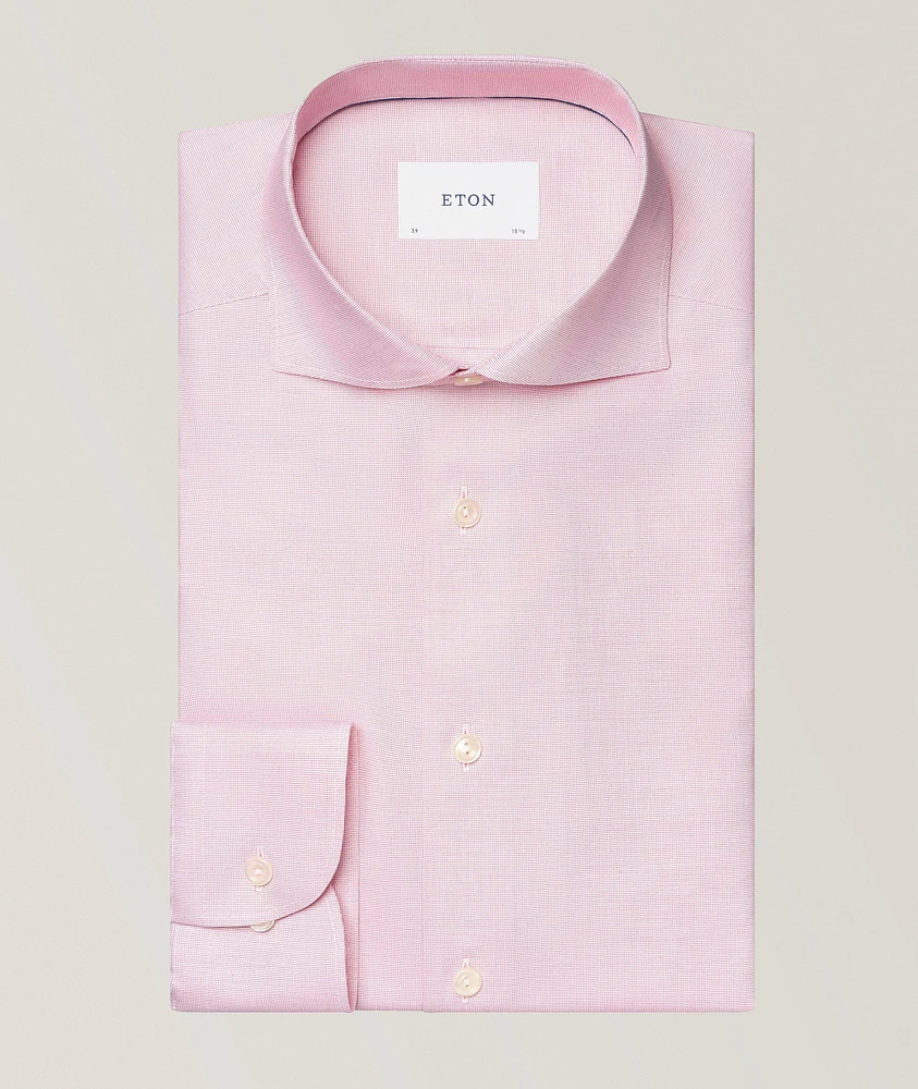 Slim-Fit Solid Oxford Dress Shirt