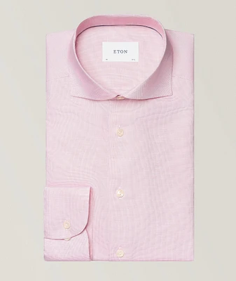 Slim-Fit Solid Oxford Dress Shirt