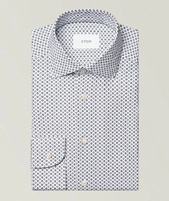 Slim-Fit Geometric 4Flex Dress Shirt