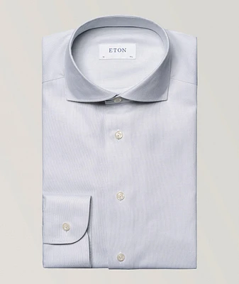 Slim-Fit Mélange Dress Shirt