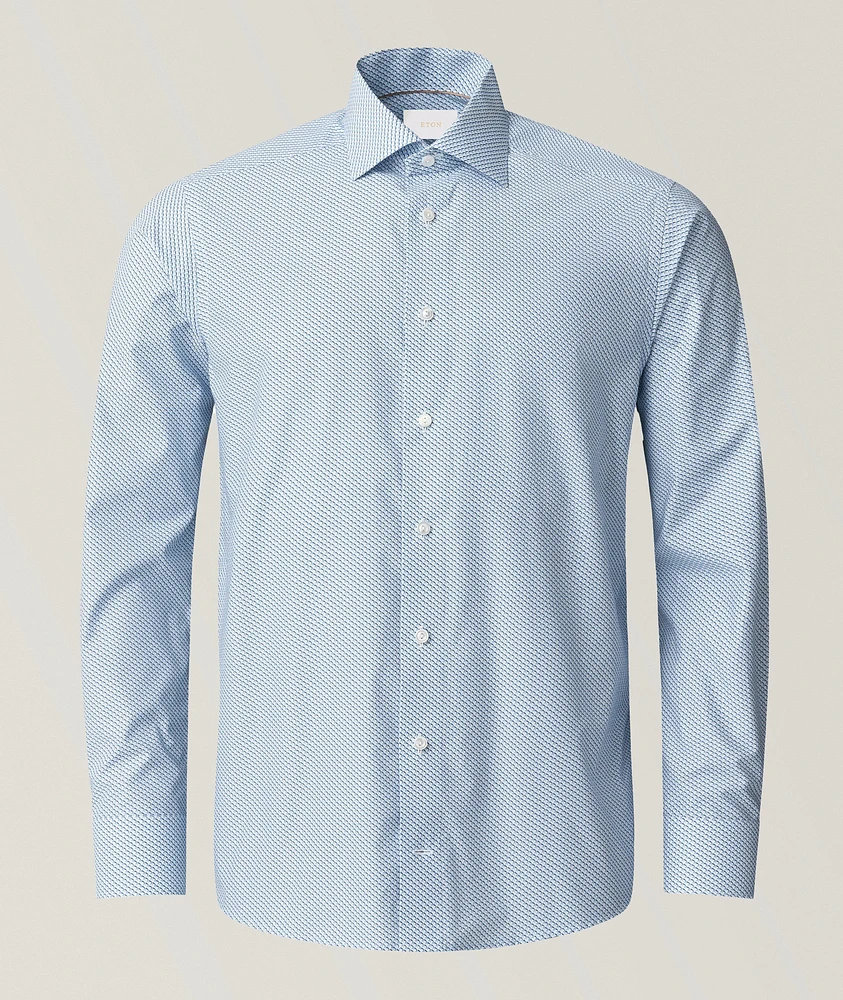 Contemporary-Fit Micro Dress Shirt