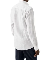Slim-Fit Solid Linen Shirt