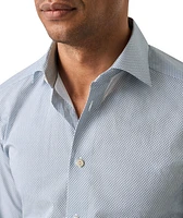 Contemporary-Fit Micro Dress Shirt