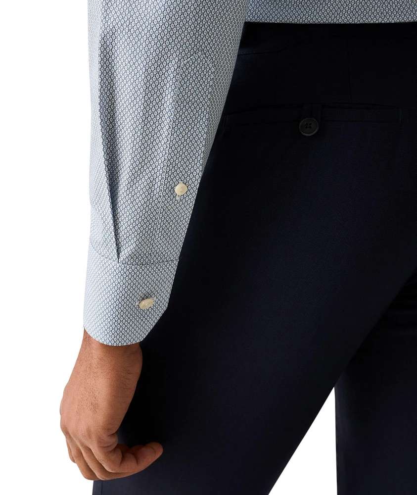 Contemporary-Fit Micro Dress Shirt