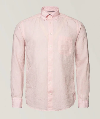 Contemporary-Fit Linen Shirt