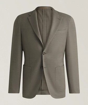 Heston Wool-Blend Performance Sport Jacket