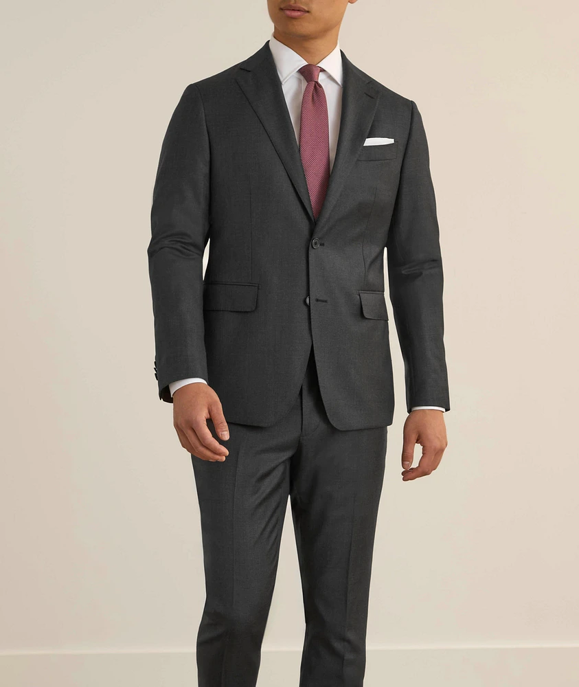 Sharkskin Virgin Wool Suit