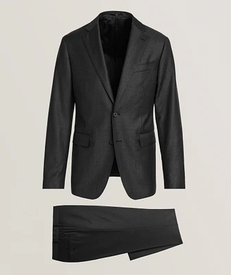 Sharkskin Virgin Wool Suit