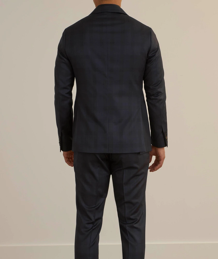 Plaid Virgin Wool Suit