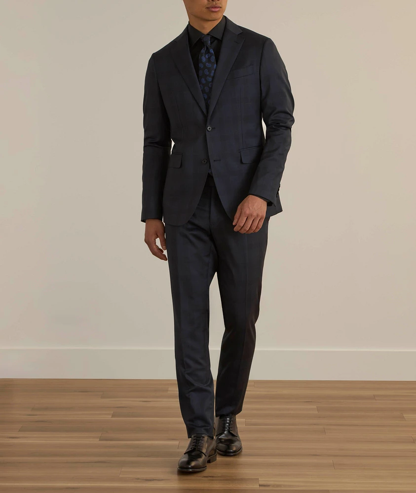 Plaid Virgin Wool Suit