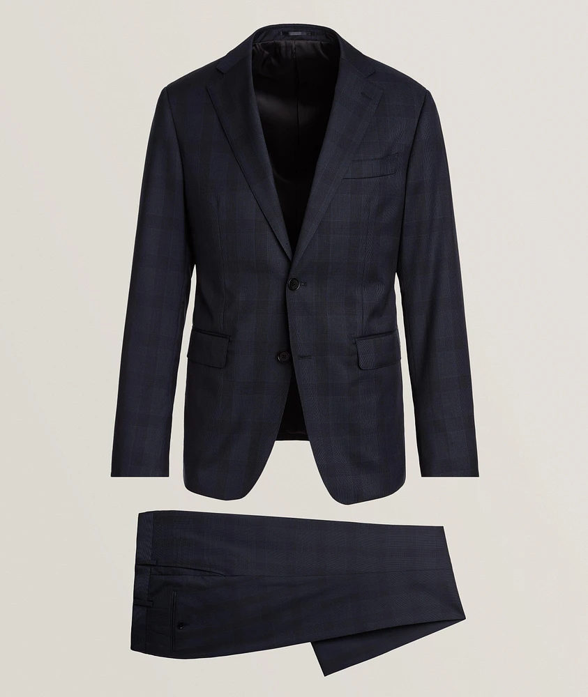 Plaid Virgin Wool Suit