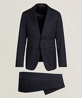 Plaid Virgin Wool Suit