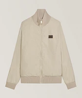 Reversible Scritto Wool Tracksuit Jacket