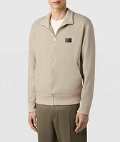 Reversible Scritto Wool Tracksuit Jacket