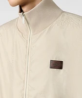 Reversible Scritto Wool Tracksuit Jacket