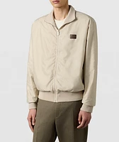 Reversible Scritto Wool Tracksuit Jacket