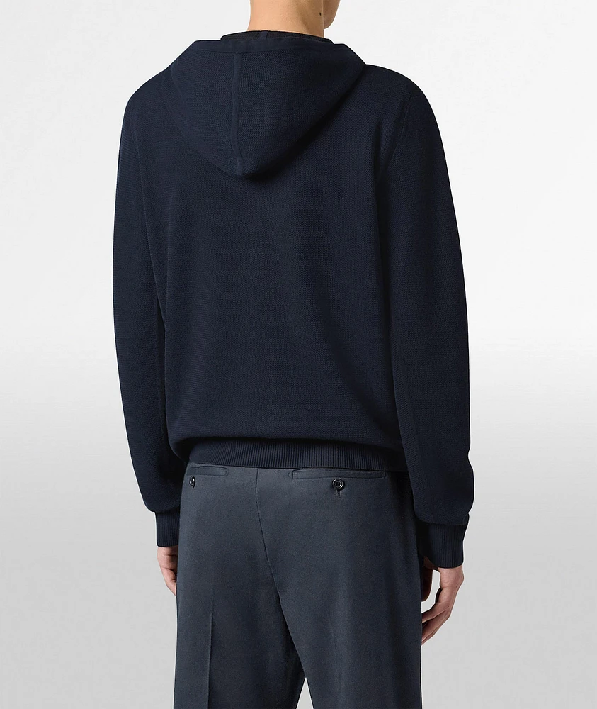 Shadow Full-Zip Hooded Sweater