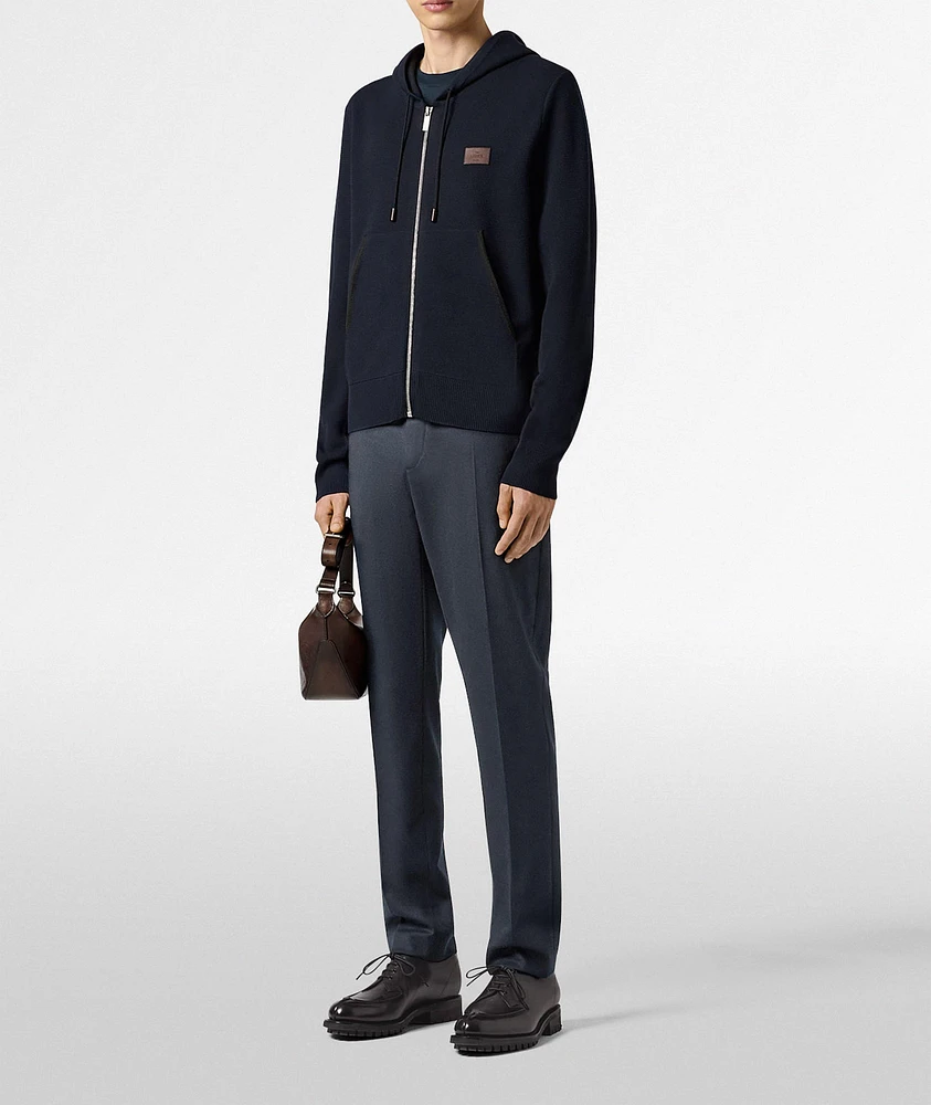 Shadow Full-Zip Hooded Sweater