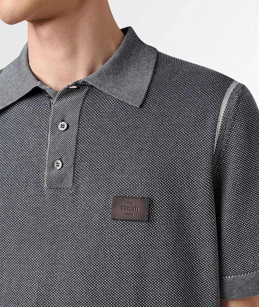 Light Shadow Cotton-Silk Polo