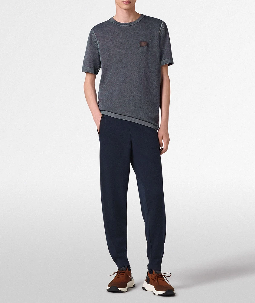 Light Shadow Cotton-Silk Polo