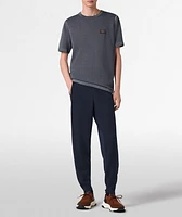 Light Shadow Cotton-Silk Polo