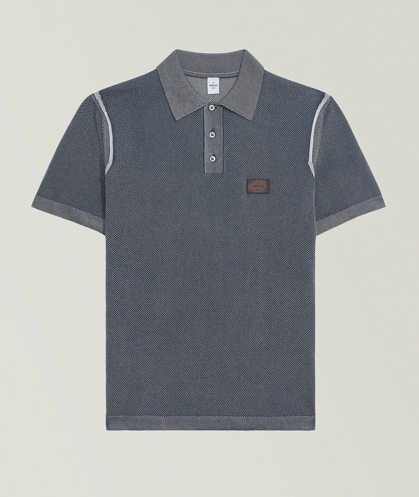 Light Shadow Cotton-Silk Polo