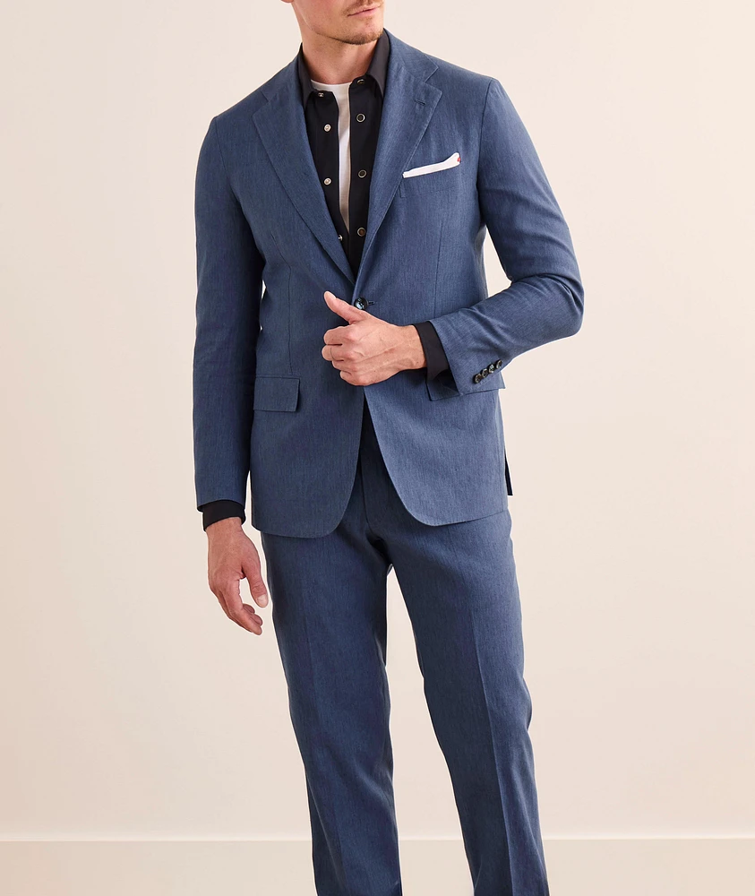 Stretch Linen-Cotton Suit