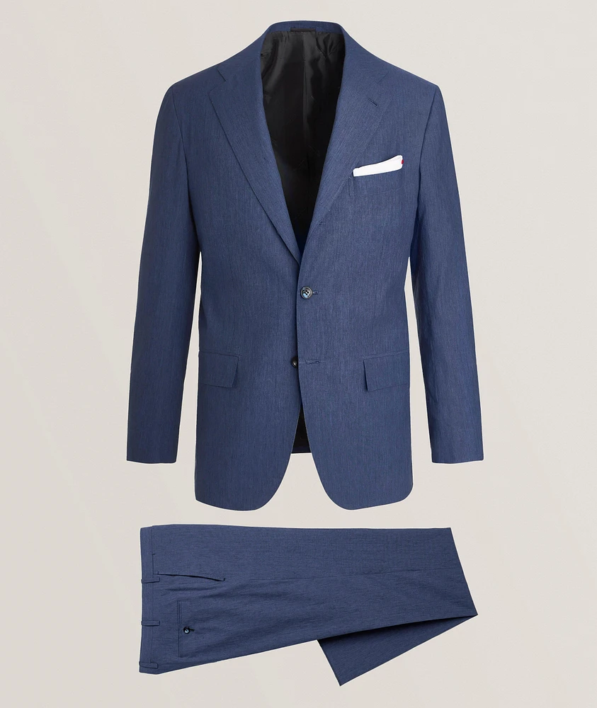 Stretch Linen-Cotton Suit