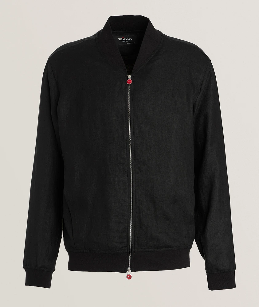 Pure Linen Bomber