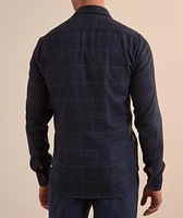 Mélange Checked Wool-Blend Overshirt