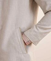 Reversible Linen-Nylon Raincoat