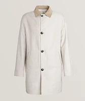 Reversible Linen-Nylon Raincoat