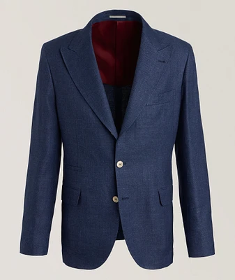 Twill Linen, Wool & Silk Sport Jacket