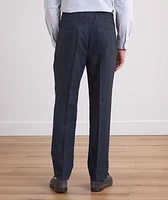 Leasure-Fit Linen Pleated Pants