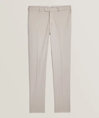 Italian-Fit Flat Front Pants