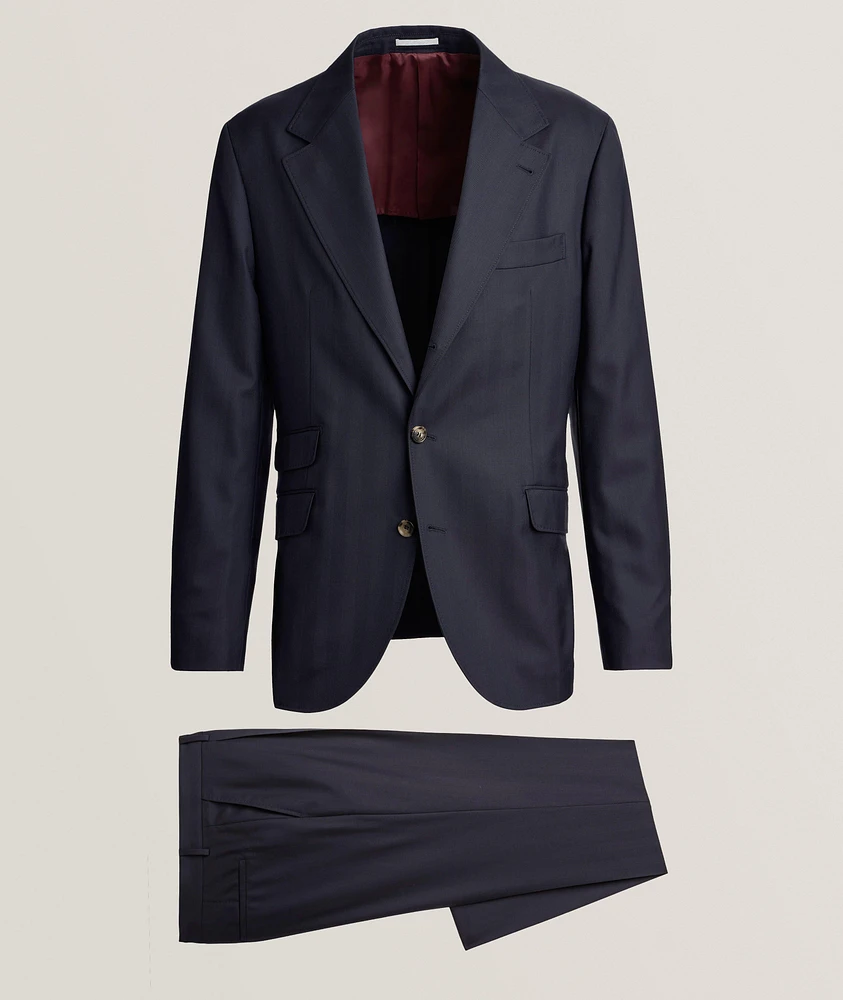 Single-Breasted Virgin Wool Suit
